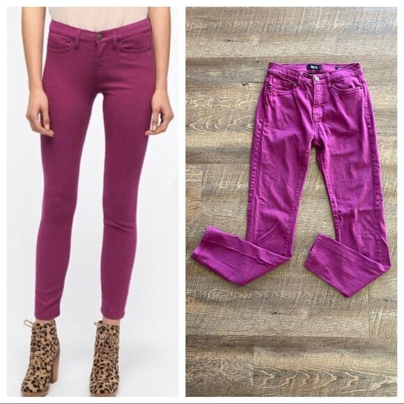 Urban Outfitters Jeans High Rise Cigarette Ankle Skinny BDG Purple - Picture 3 of 11